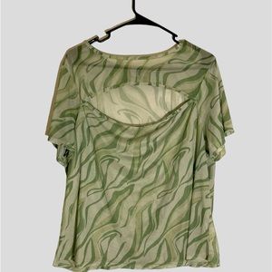 Home Girl Mesh Blouse Shirt